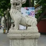 statue in temple grounds