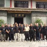 students and masters at ip man museum