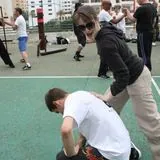 laura training wing chun