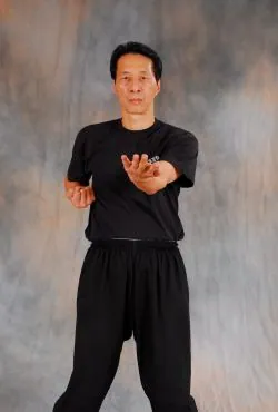 Sam Kwok doing a Wing Chun block