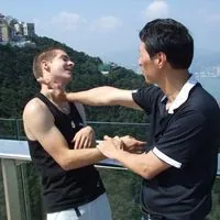Some Chi Sau with Dan and Master Kwok on the Peak