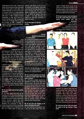 martial arts illustrated article