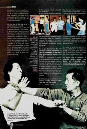 martial arts illustrated wing chun